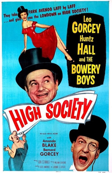 Bowery Boys - High Society Movie Poster